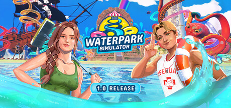 Waterpark Simulator official Steam promotional art